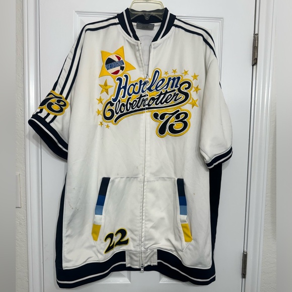 Original Harlem Globetrotters Fubu Basketball Jacket XL 22 team zip up - Picture 1 of 5
